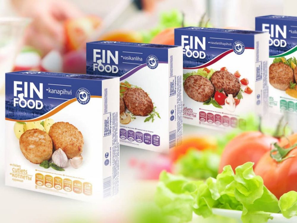 Дизайн упаковки Fin Food (Талосто)